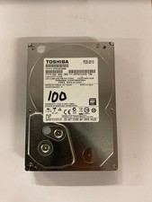 TOSHIBA 3TB HDD HARD DRIVE 3.5" SATA 100% HEALTH 0 HOURS
