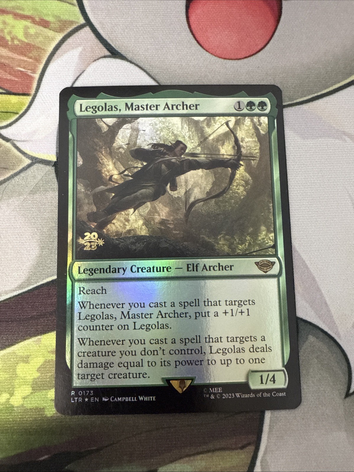 Legolas Master Archer Rare Lord of the Rings MTG Card Mint Near Mint