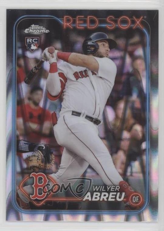 2024 Topps Chrome RayWave Refractor Wilyer Abreu #165 0zw1