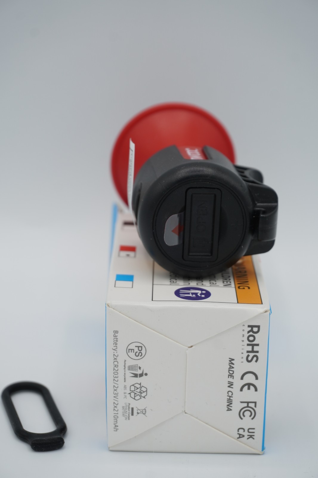 Set of 2 Bicycle Electronic Horn 120dB Loud Warning IPX4 Waterproof W/Battery