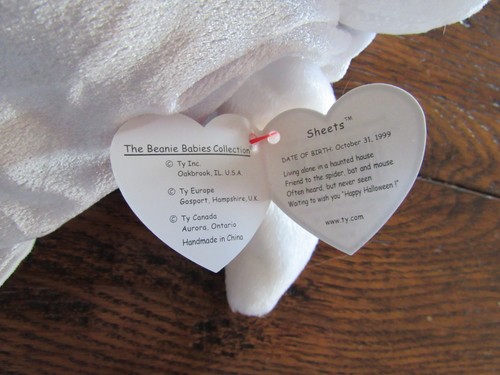 Sheets the Beanie Baby – PE Pellets – Korean Tag – Birthday: October 31, 1999 - Picture 13 of 14
