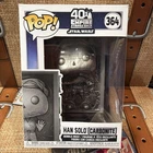 Funko Pop! Star Wars Empire Strikes Back Han Solo In Carbonite Vinyl Figure #364
