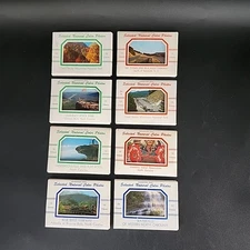 8 Vintage Souvenir Miniature Photo 10 Views Of Various Places In North Carolina 