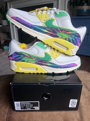 Nike Air Max 90 x University Of Oregon x Grateful  Dead Men's Size 11.5