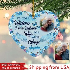 Personalized Memorial Ornaments, In Memory Ornaments, first christmas in heav...
