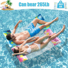 3 Pack Lilo Pool Inflatables, Swimming Floats Water Hammock Pool Toys for Adult