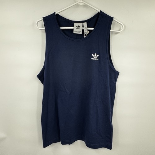 Adidas Trefoil Essentials Tank Top Night Indigo Herren Größe Small - Bild 1 von 6