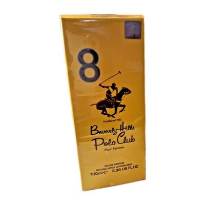 Beverly Hills Polo Club Woman 8 EDP 100 ml Damen Duft Zitrus Jasmin OVP