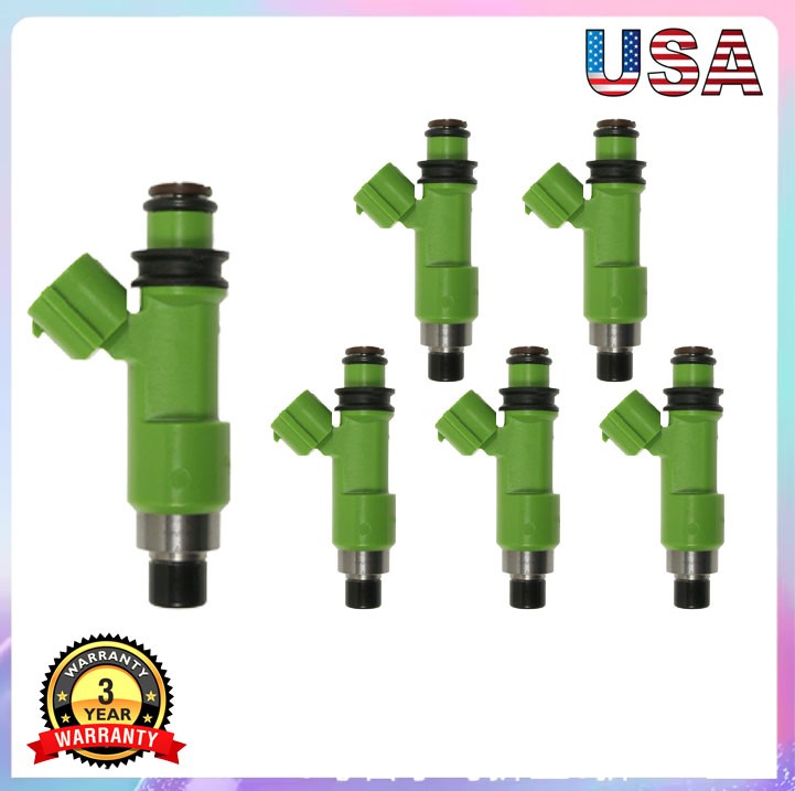 For Subaru Tribeca Outback Legacy 3.6L H6 Set of 6 Fuel Injector 16611AA740 US