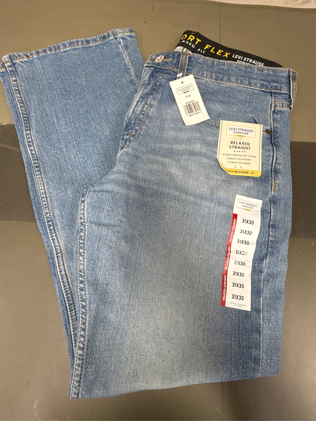 Levi Strauss Signature Gold Men's Regular Fit Jean Pants 6