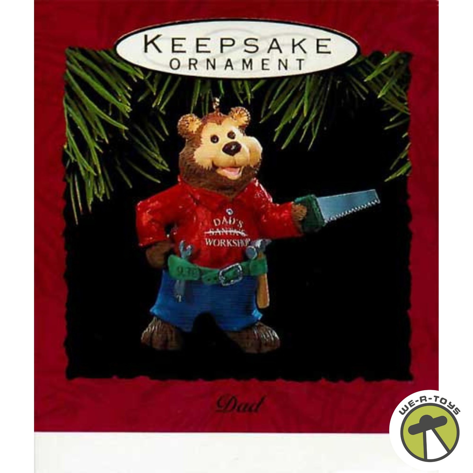 Hallmark Keepsake Ornament Dad's Workshop 1993 QX5855