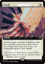 Erode (Extended Art) - Foil - Secrets of Strixhaven