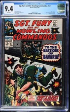 Sgt. Fury & His Howling Commandos #53 (1968) Silver Age Hitler Cam CGC 9.4 ST538