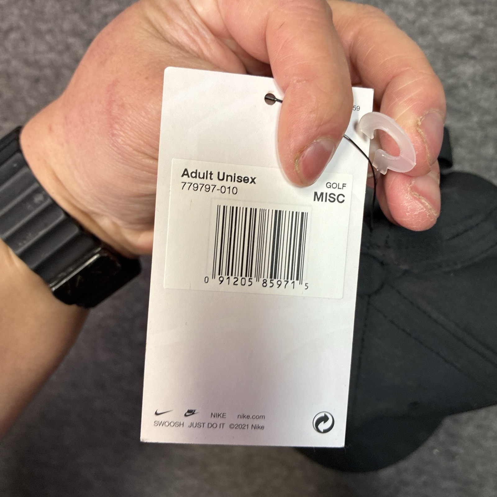 Nike Dri-FIT LMNT Club Cap Large Unisex Black Polyester Running Hiking Preppy thumbnail 6