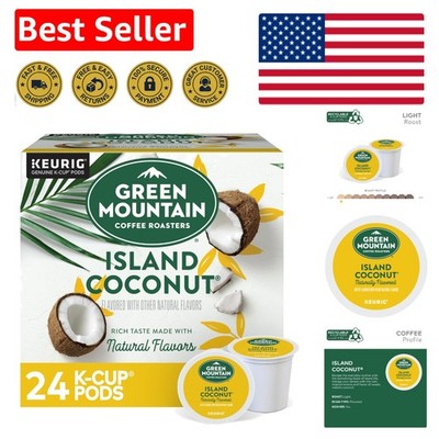 Limited Edition Coconut Flavored Light Roast K-Cups - 24 Pods of Bliss