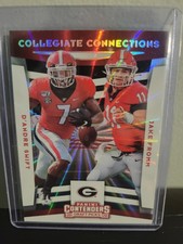 2020 Contenders Football D'Andre Swift/Jake Fromm Collegiate Connections Fame /5