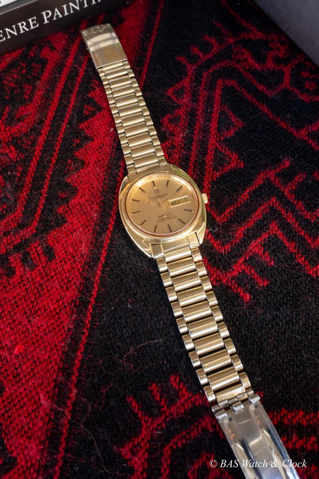 Reloj pulsera Omega Constellation automático día fecha caja 35 mm para hombre #WB2526-4 Foto 3 de 4