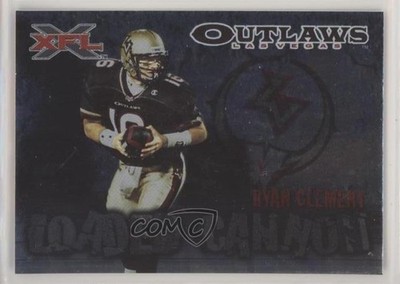 2001 Topps XFL Loaded Cannon Ryan Clement #5 0h1