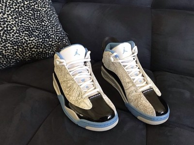 Jordan Air Jordan Dub Zero Men's Mid Top Lace Up Sneakers White/Black/Blue