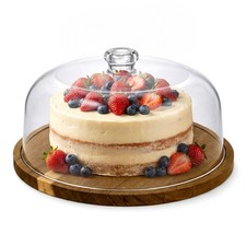 Cake Stand with Dome Lid Cake Stand with Dome Lid,10-Inch Cake Stand with Dome