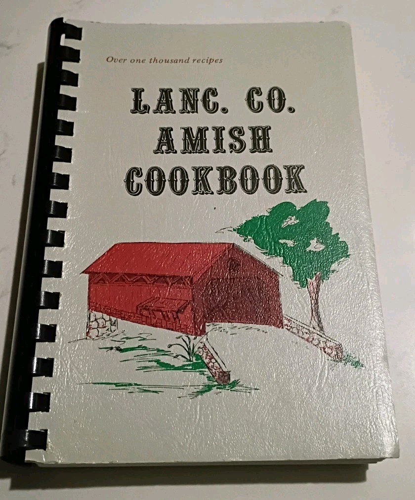 LANC. CO. AMISH COOKBOOK by Sallie Lapp & Sylvia Miller, 1982, Lancaster County-image