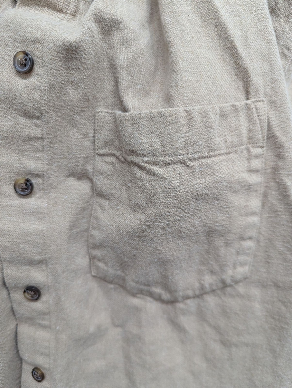 Universal Thread Oversized Fit Tan Button-Up Shir… - image 7