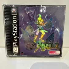 Alundra (PS1) Complete CIB W/Manual (No Map) Tested! US Version! Authentic!