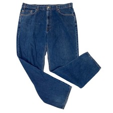 Vintage Levis 550 Mens Jeans 40x32 USA Made Relaxed Fit Blue Denim Red Tab