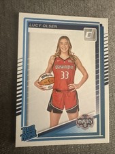 2025 Panini Donruss WNBA - Rated Rookie Lucy Olsen #97 Signatures (AU, RC)