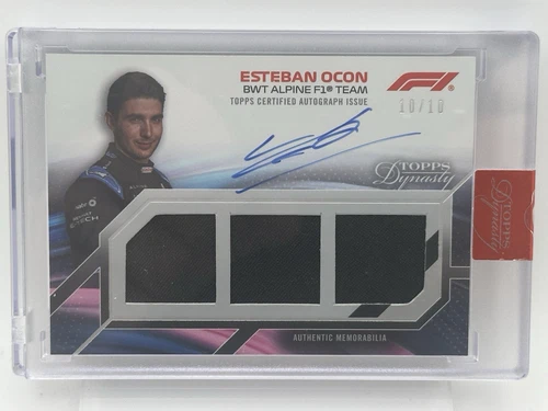 2023 Topps Dynasty Formula 1 -Esteban Ocon - Triple Relic Autograph #10/10 
