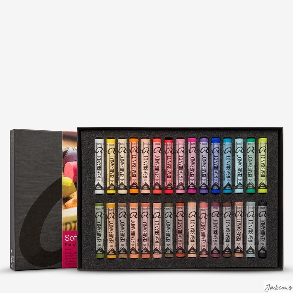 Rembrandt Professional Soft Pastel Set Portrait Selection | 30 Whole Pastels - Image 2