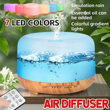 500ML Electric Air Diffuser Aroma Oil Humidifier LED Light Home Relaxing Defuser