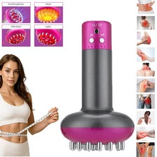 Electric Lymphatic Drainage Machine Microcurrent Meridian Body Massage Brush