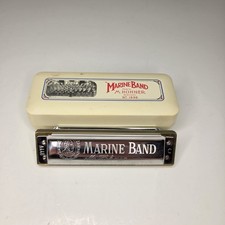 Vintage Hohner Marine Band 1896 Harmonica - Key of C - Germany