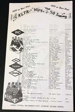 KLTR 1580  Nifty 50 Survey Oklahoma  1962 No 1 The Beach Boys