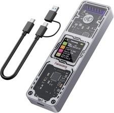 Fanxiang M.2 NVME NGFF SATA SSD Enclosure Case USB 3.2 Type-C Converter Adapter