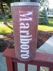 Vintage Marlboro Tube Tall 21” Ashtray Phillip Morris Standing Floor Ashtray  — photo 3