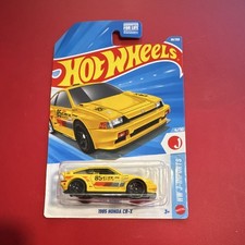 2026 Hot Wheels 1985 Honda CR-X Yellow HW J-Imports 4/10 JJJ51 89/250