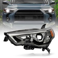 21-24 Toyota 4Runner LED Headlight Left Driver Auto LED Projector Chrome Housing
