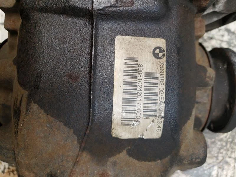 Transmisión manual trasera Carrier Xi AWD relación 3,46 para BMW 528i 1008716 08-10 Foto 2 de 4