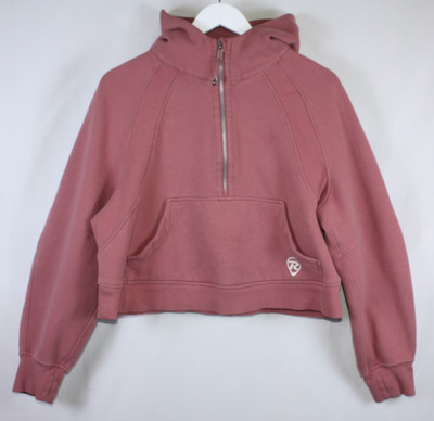 Lululemon Scuba Oversized Half-Zip Hoodie Brier Rose Size M/L Rock N Roll Series