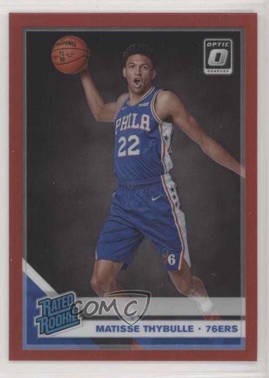2019-20 Panini Donruss Optic Rated Red Prizm /99 Matisse Thybulle #192 Rookie RC
