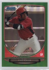 2013 Bowman Draft Picks Chrome Green Refractor 52/75 Phil Ervin #BDPP66 1dm4