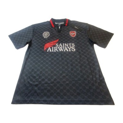 Saints Airways Soccer Futbol Jersey Shirt Mens Size Med Black