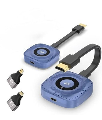 Wireless HDMI Transmitter and Receiver, 328Ft 4K Decoding 1080P@60Hz HDMI