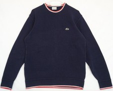 Maglione girocollo Lacoste Live blu navy maglia cotone taglia 5 o M