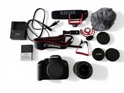Canon EOS Rebel T5i EF-S 18-55 IS STM Camera Kit - Black plus accessories