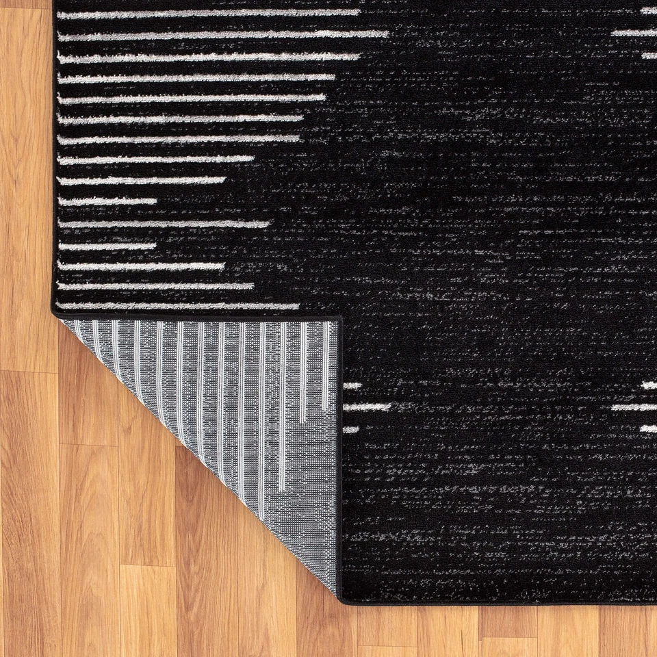 Rugshop Area Rug Bohemian Stripe Jute Rug Carpets for Living Room Rugs for Sale - Image 3 of 4