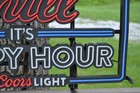 CHILL its HAPPY HOUR Coors Light beer LED sign 24x14 new in box mancave bar — photo 7