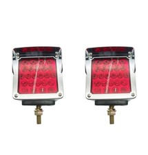 2 Pcs Semi Truck Lights Trailer Fender Led Turn Signal Lights For Kenworth T800